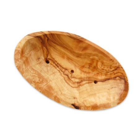 Seifenschale oval aus Olivenholz