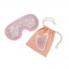 Set ThermoComfort Augenmaske & Rosenquarz Gua Sha