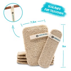 Luffa Spülschwamm im 7er Pack