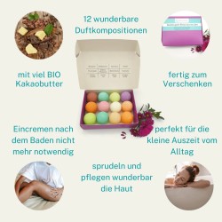Badekugel Set - Reise durch das Jahr