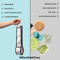 Massagegurt aus Luffa, Hanf & Baumwolle