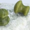 Gua Sha Pilz - grüner Jadestein