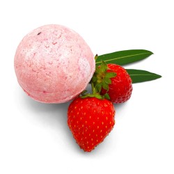 Badekugel - Erdbeere Rhabarber