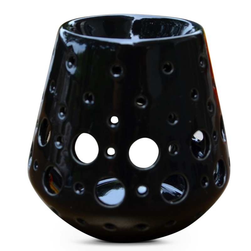 Keramik Duftlampe - Loob schwarz