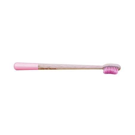 Zahnbürste aus Bambus - Pink