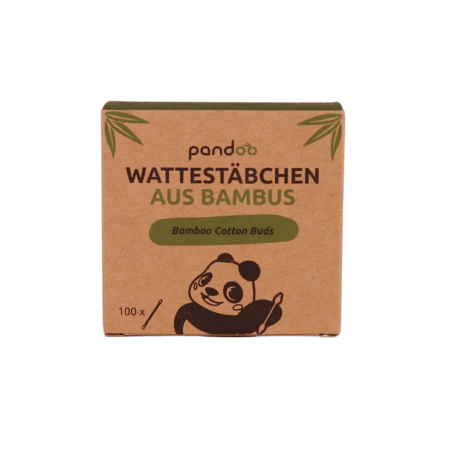 Wattestäbchen aus Bambus und Bio-Baumwolle