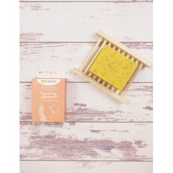 Bio-Duschseife mit Peelingeffekt - Mohn & Zypresse