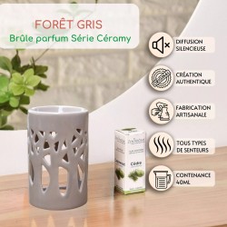 Keramik Duftlampe - Foret - Erhältlich in 3 Farben