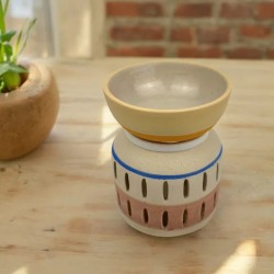 Kreative Duftlampe - Vaso in matter Keramik