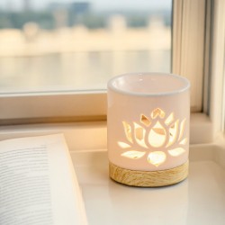 Keramik Duftlampe - Seerose
