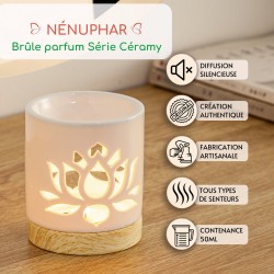 Keramik Duftlampe - Seerose