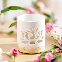 Keramik Duftlampe - Seerose